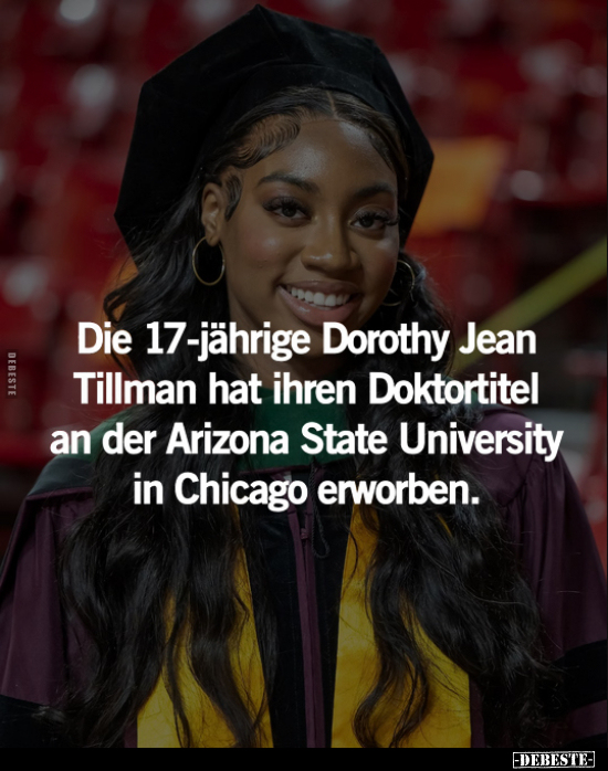 Die 17-jährige Dorothy Jean Tillman.. - Lustige Bilder | DEBESTE.de
