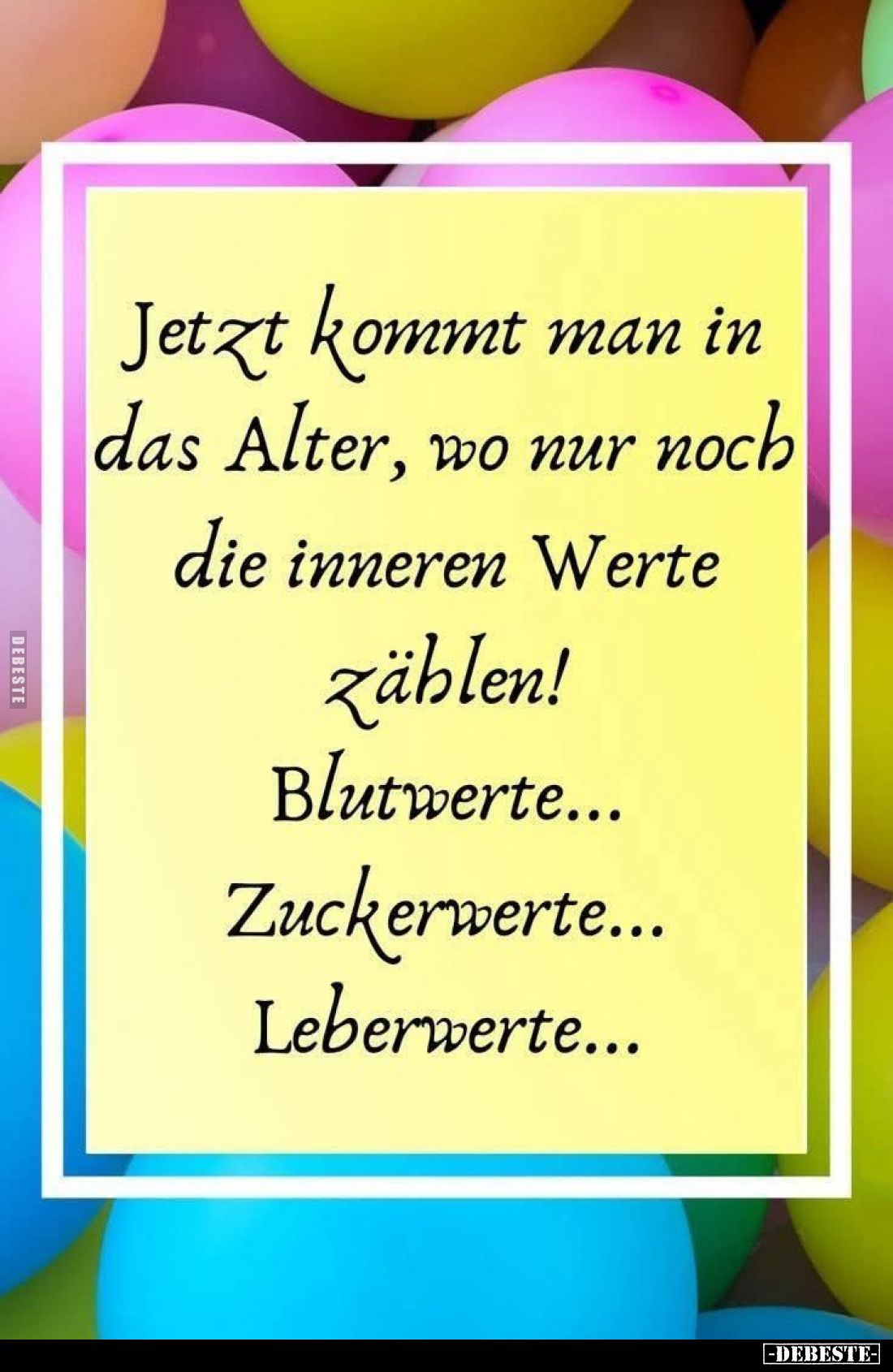 Jetzt kommt man in das Alter... - Lustige Bilder | DEBESTE.de