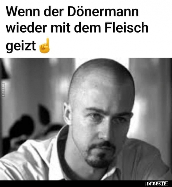 Wenn der Dönermann wieder mit dem Fleisch geizt.. - Lustige Bilder | DEBESTE.de