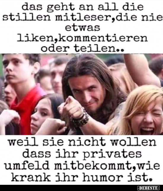 Jahaa! Du bist gemeint!