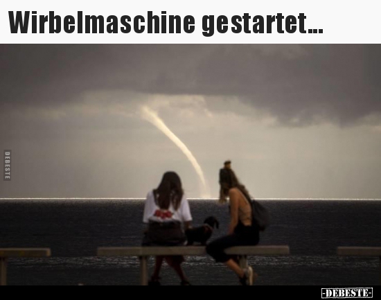 Wirbelmaschine gestartet...