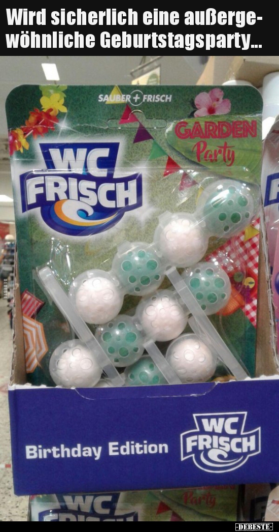 Wird sicherlich eine außergewöhnliche..