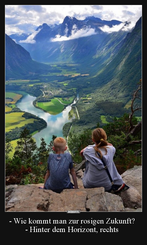 Wie kommt man zur rosigen Zukunft?
