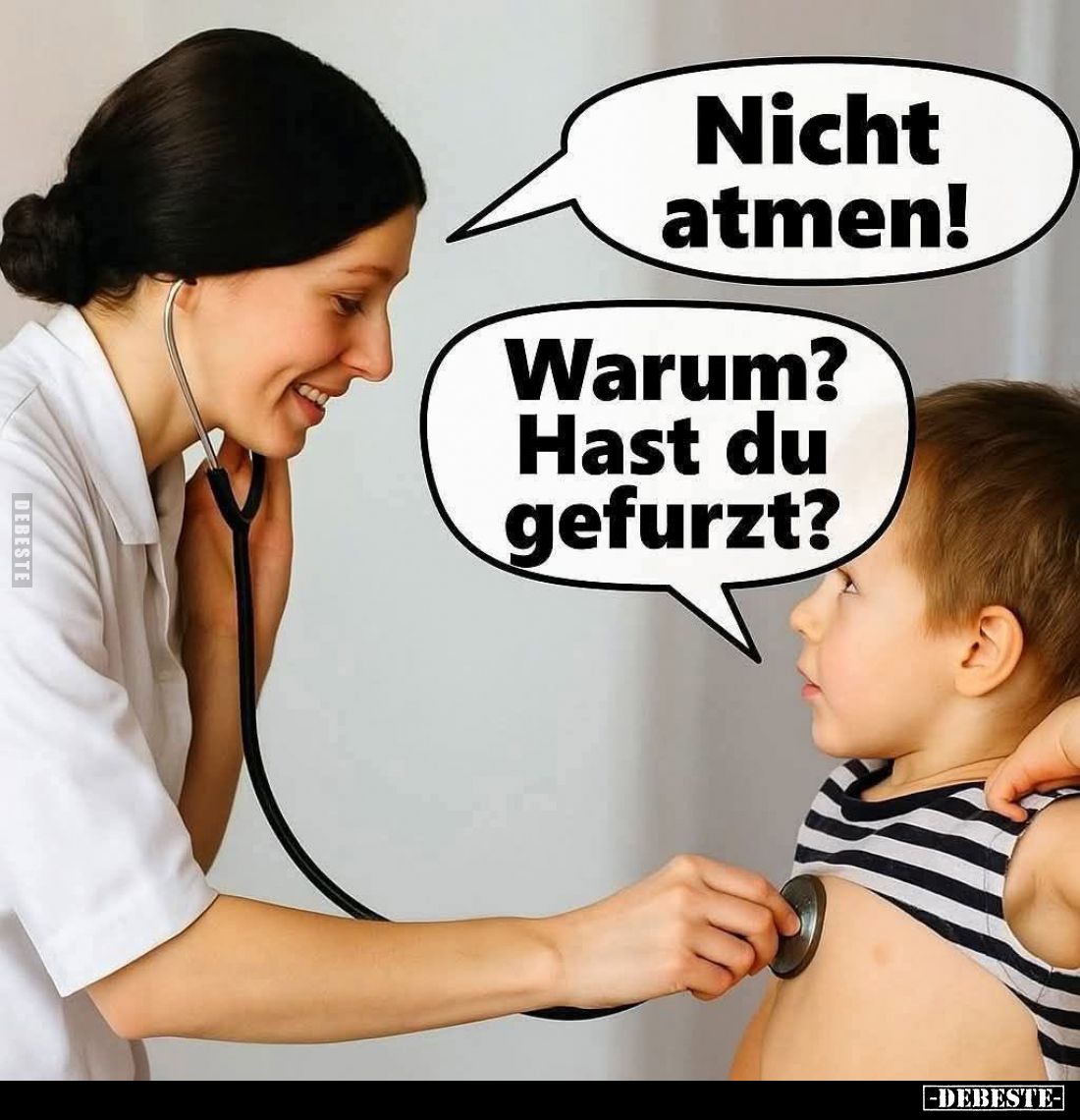 Nicht atmen! Warum? Hast du gefurzt?.. - Lustige Bilder | DEBESTE.de