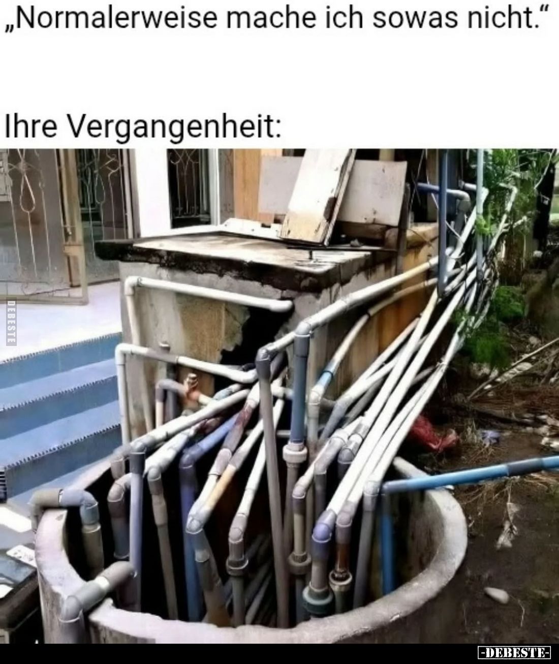 Normalerweise mache ich sowas nicht. -
Ihre Vergangenheit: