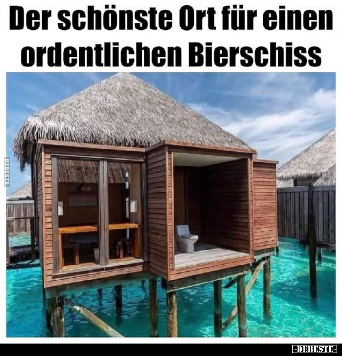 Der schönste Ort für einen ordentlichen Bierschiss