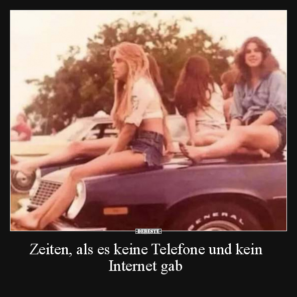 Zeiten, als es keine Telefone und kein Internet gab.. - Lustige Bilder | DEBESTE.de