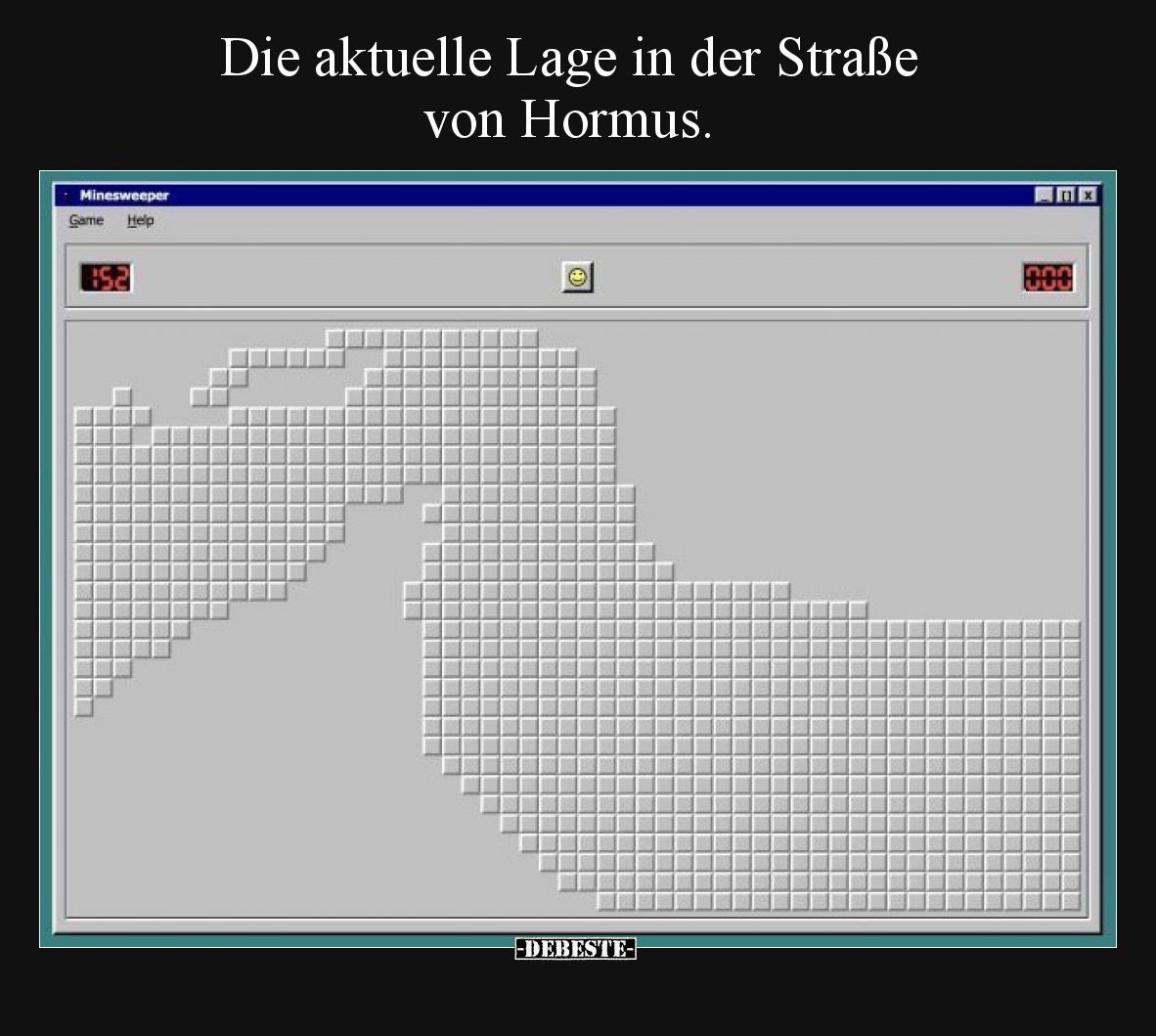 Die aktuelle Lage in der Straße von Hormus.