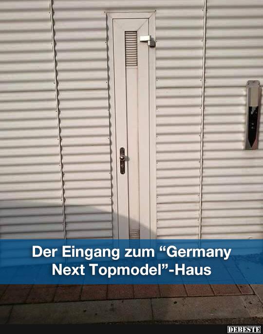 Der Eingang zum 'Germany Next Topmodel'-Haus.. - Lustige Bilder | DEBESTE.de