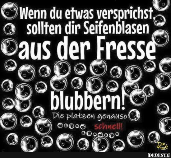 Wenn du etwas versprichst..