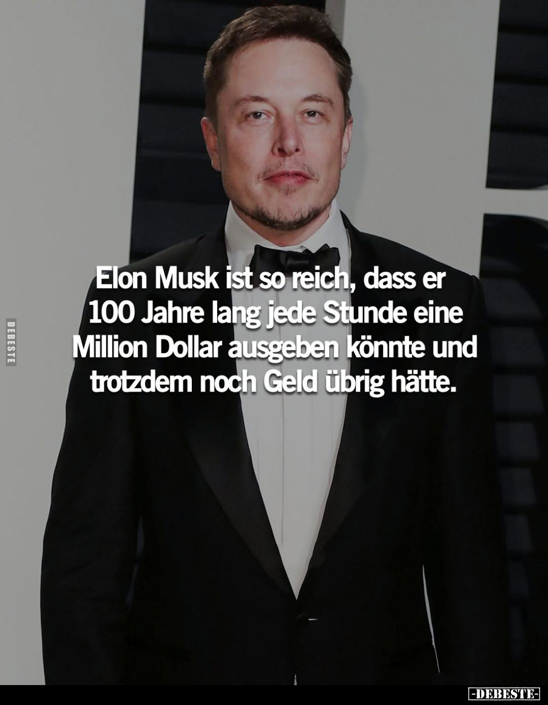 Elon Musk ist so reich, dass er 100 Jahre lang jede Stunde eine Million Dollar ausgeben könnte und trotzdem noch Geld übrig h...
