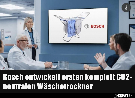 Bosch entwickelt ersten komplett CO2- neutralen.. - Lustige Bilder | DEBESTE.de