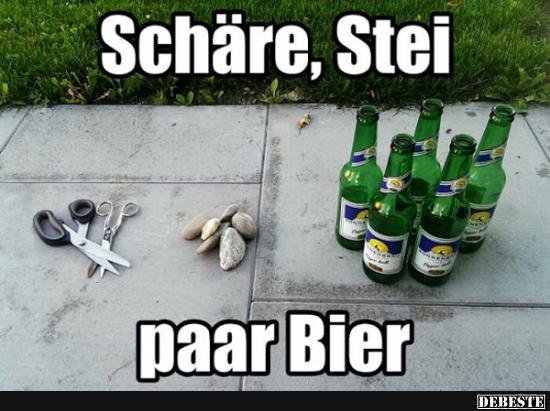 Schäre, Stei, paar Bier..