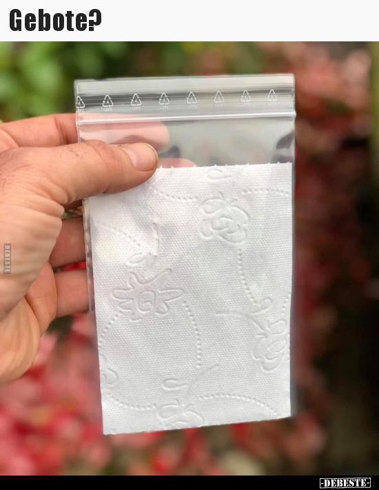 Gebote?..