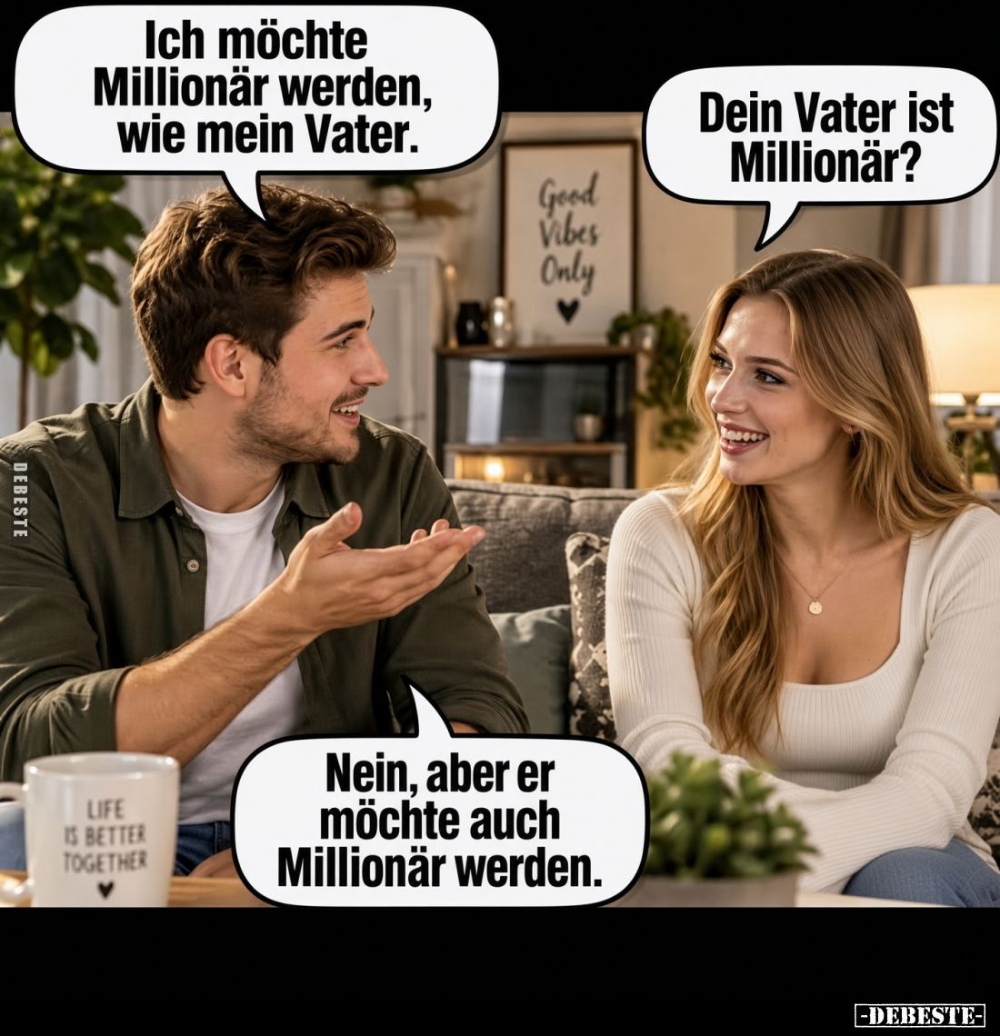 Ich möchte Millionär werden, wie mein Vater.. - Lustige Bilder | DEBESTE.de