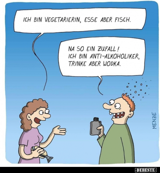 Ich bin Vegetarierin, esse aber Fisch.. - Lustige Bilder | DEBESTE.de