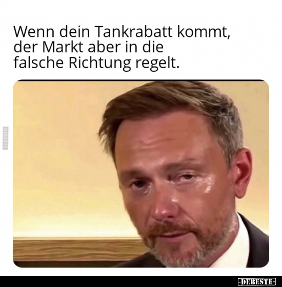 Wenn dein Tankrabatt kommt, der Markt aber in die falsche.. - Lustige Bilder | DEBESTE.de