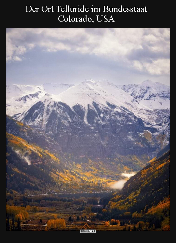 Der Ort Telluride im Bundesstaat Colorado, USA.. - Lustige Bilder | DEBESTE.de