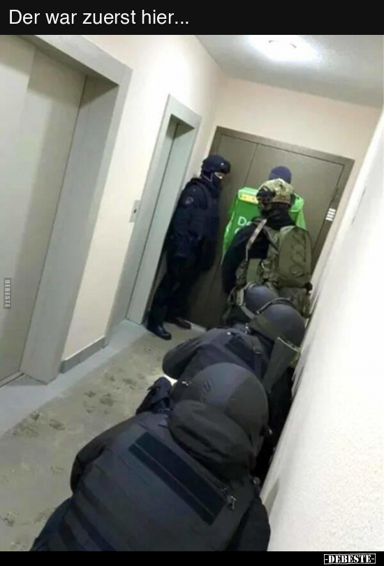 Der war zuerst hier...