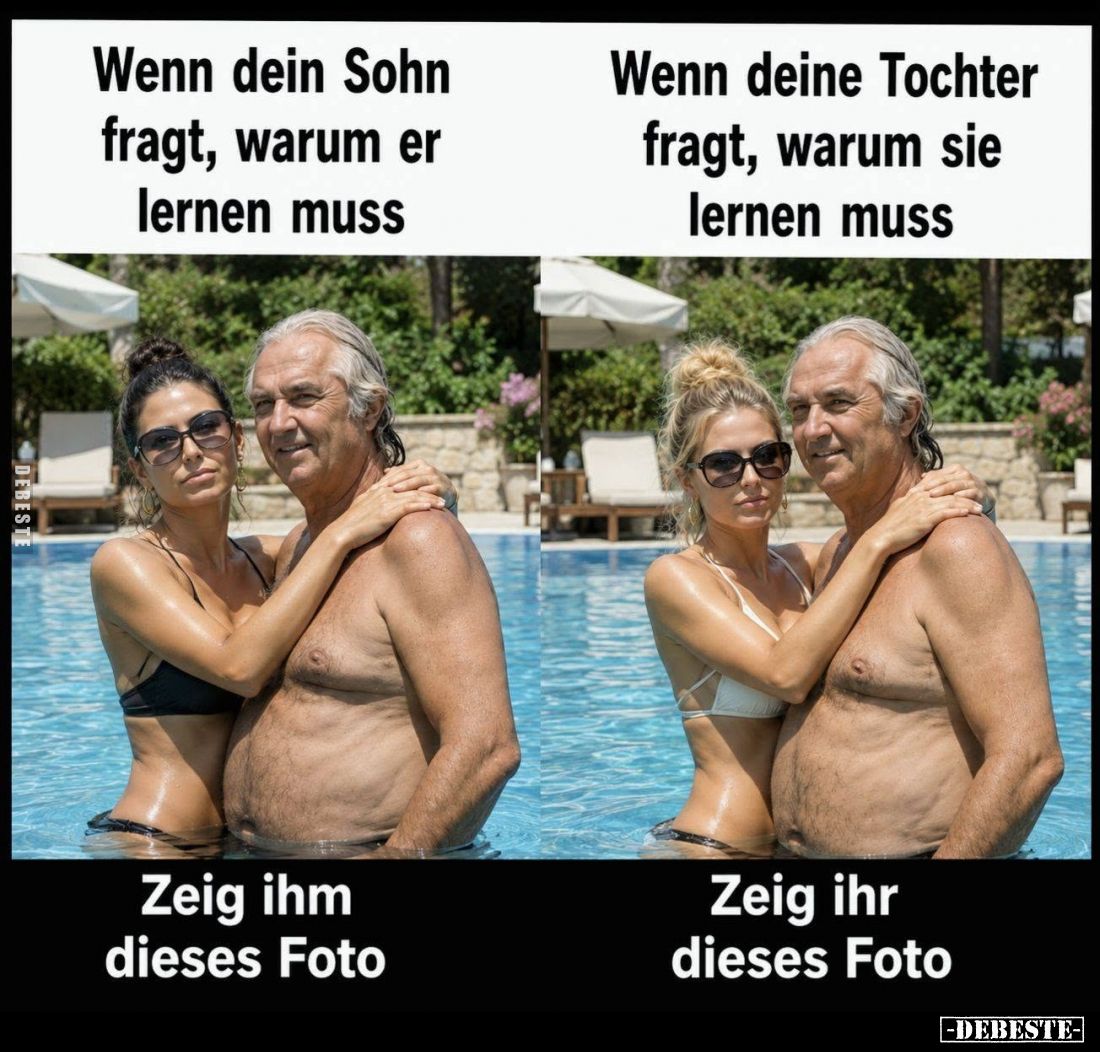 Wenn dein Sohn fragt, warum er lernen muss. - Zeig ihm dieses Foto.
Wenn deine Tochter fragt, warum sie lernen muss. -
Zeig...