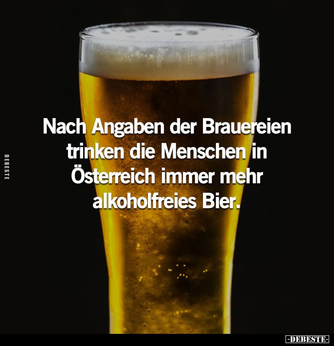 Nach Angaben der Brauereien trinken die Menschen in Österreich immer mehr alkoholfreies Bier.