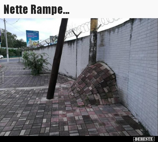 Nette Rampe...