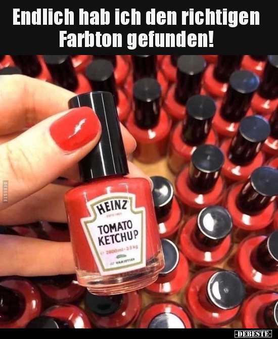 Endlich hab ich den richtigen Farbton gefunden!.. - Lustige Bilder | DEBESTE.de