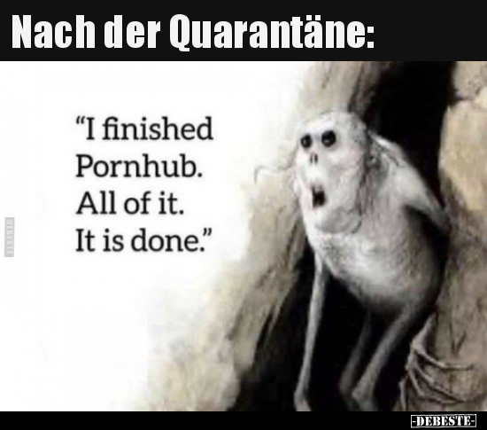 Nach der Quarantäne..