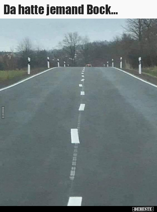 Da hatte jemand Bock...