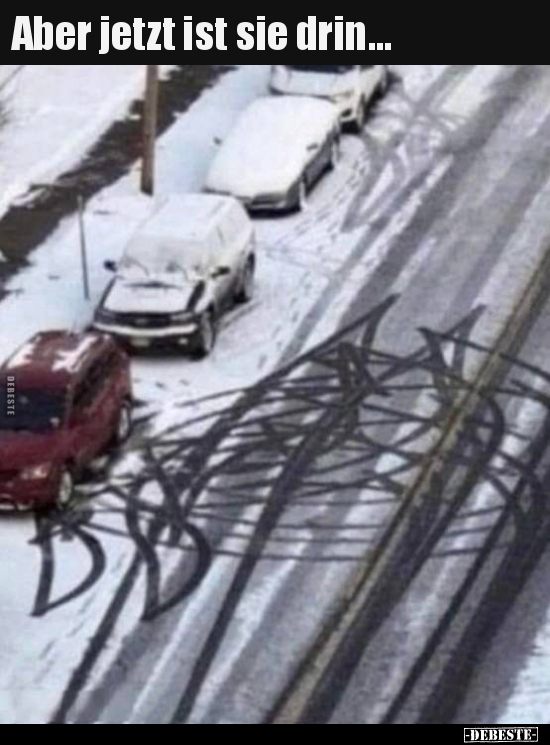 Aber jetzt ist sie drin...