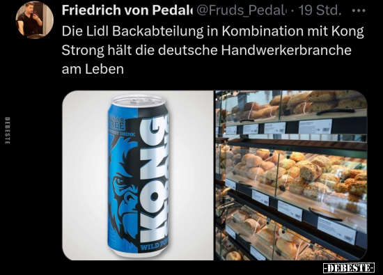 Die Lidl Backabteilung in Kombination mit Kong Strong hält.. - Lustige Bilder | DEBESTE.de