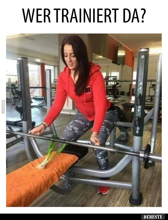 Wer trainiert da?..