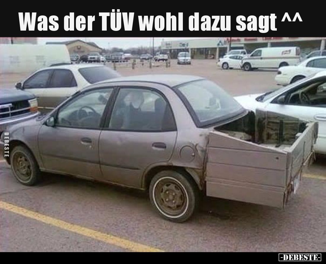 Was der TÜV wohl dazu sagt ^^