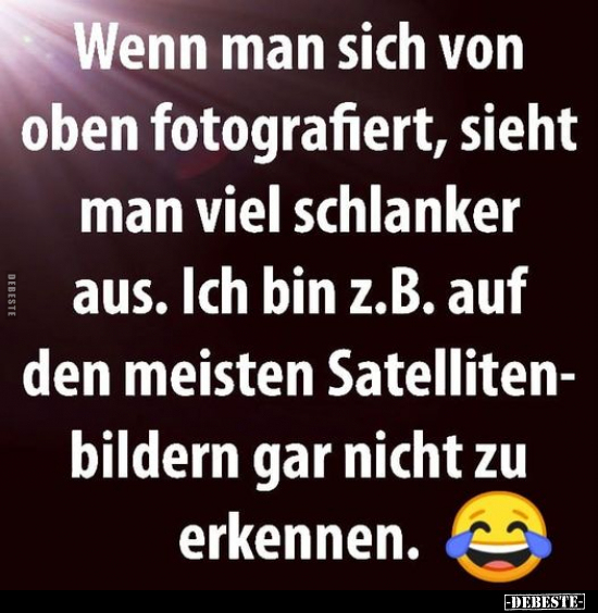 Wenn man sich von oben fotografiert, sieht man viel.. - Lustige Bilder | DEBESTE.de