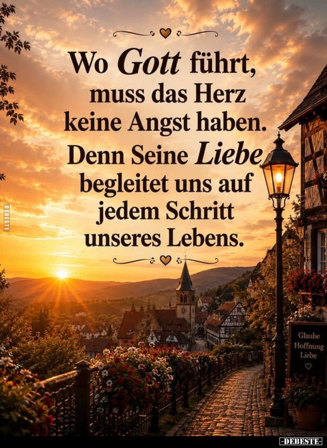 Wo Gott führt, muss das Herz keine Angst haben.. - Lustige Bilder | DEBESTE.de