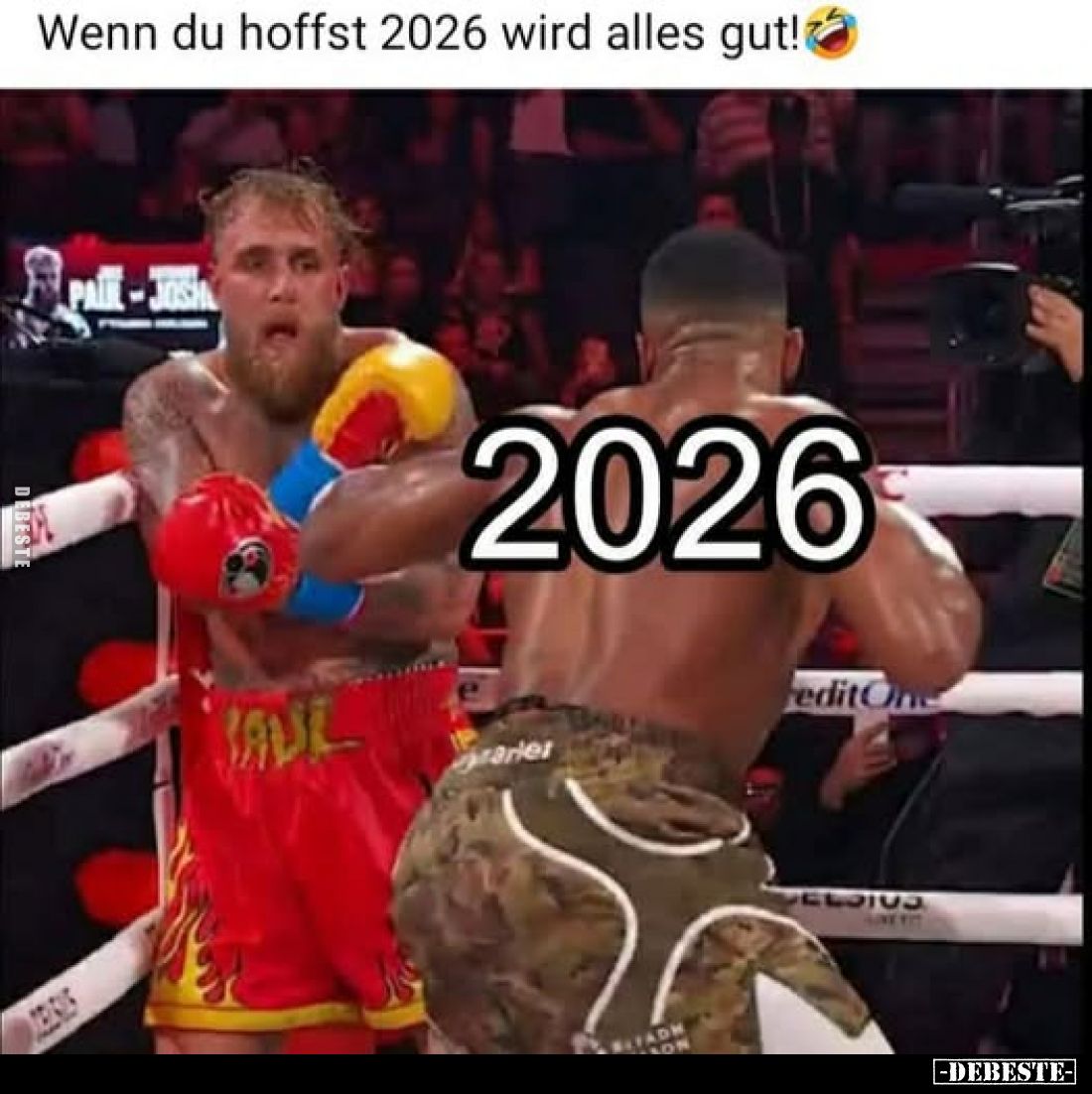 Wenn du hoffst 2026 wird alles gut!