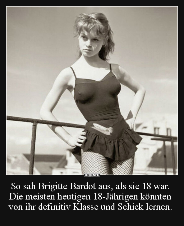 So sah Brigitte Bardot aus, als sie 18 war. Die meisten.. - Lustige Bilder | DEBESTE.de