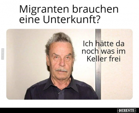 Migranten brauchen eine Unterkunft?.. - Lustige Bilder | DEBESTE.de