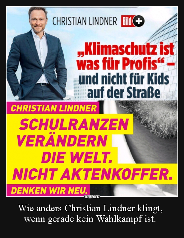Wie anders Christian Lindner klingt, wenn gerade kein.. - Lustige Bilder | DEBESTE.de