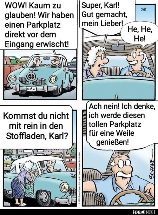 WOW! Kaum zu glauben! Wir haben einen Parkplatz.. - Lustige Bilder | DEBESTE.de