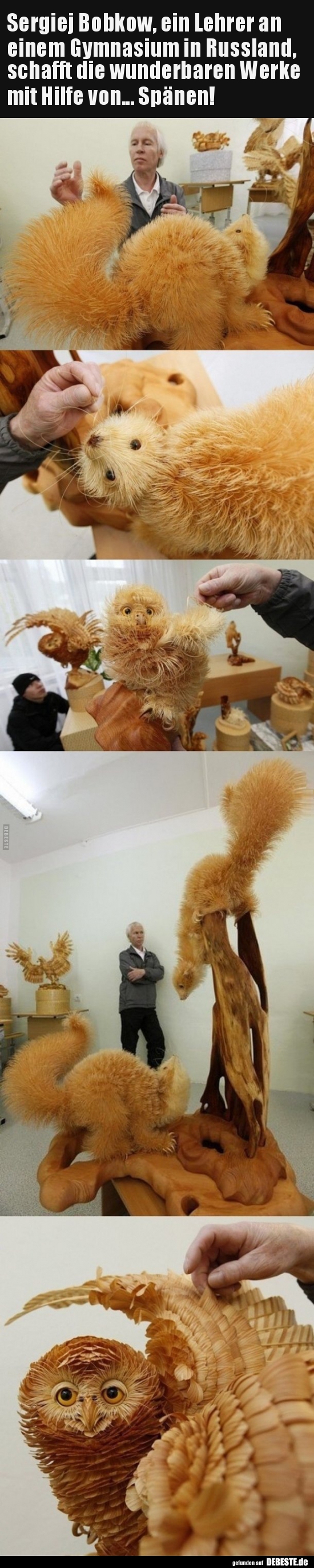 Sergiej Bobkow, ein Lehrer an einem Gymnasium in Russland..