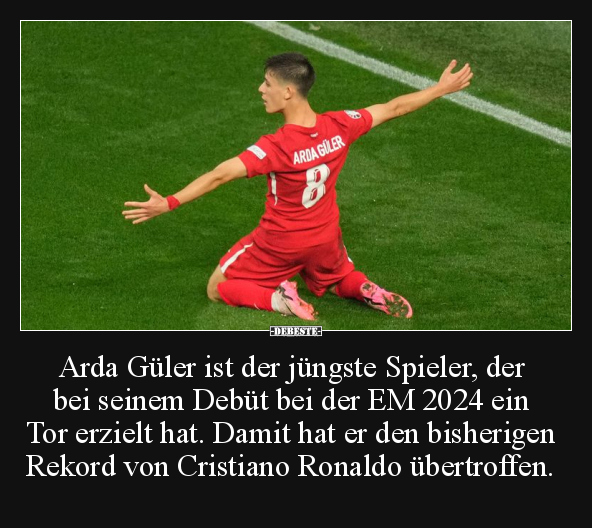 Arda Güler ist der jüngste Spieler, der bei seinem Debüt.. - Lustige Bilder | DEBESTE.de