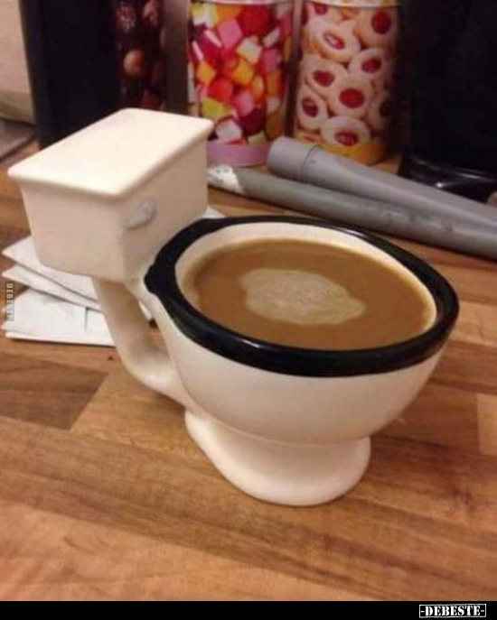 Lustige Kaffeetasse... - Lustige Bilder | DEBESTE.de