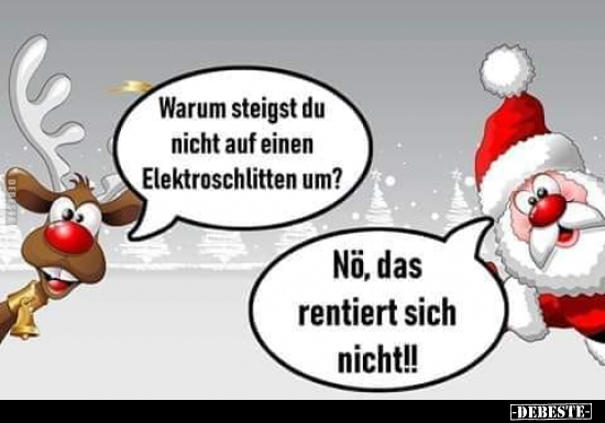 Warum steigst du nicht auf einen Elektroschlitten um?