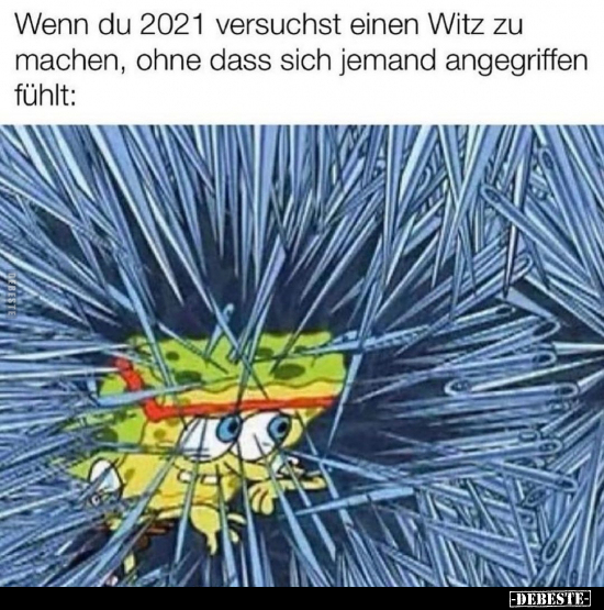 Wenn du 2021 versuchst einen Witz zu machen, ohne dass sich.. - Lustige Bilder | DEBESTE.de