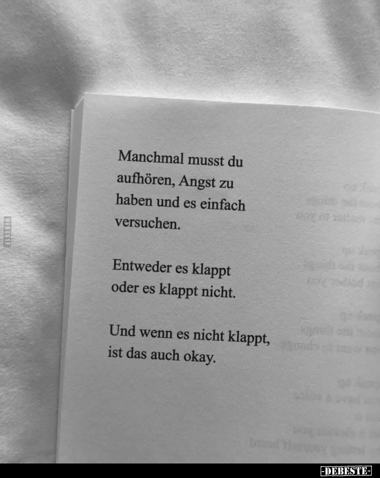 Angst, Wenn, Okay