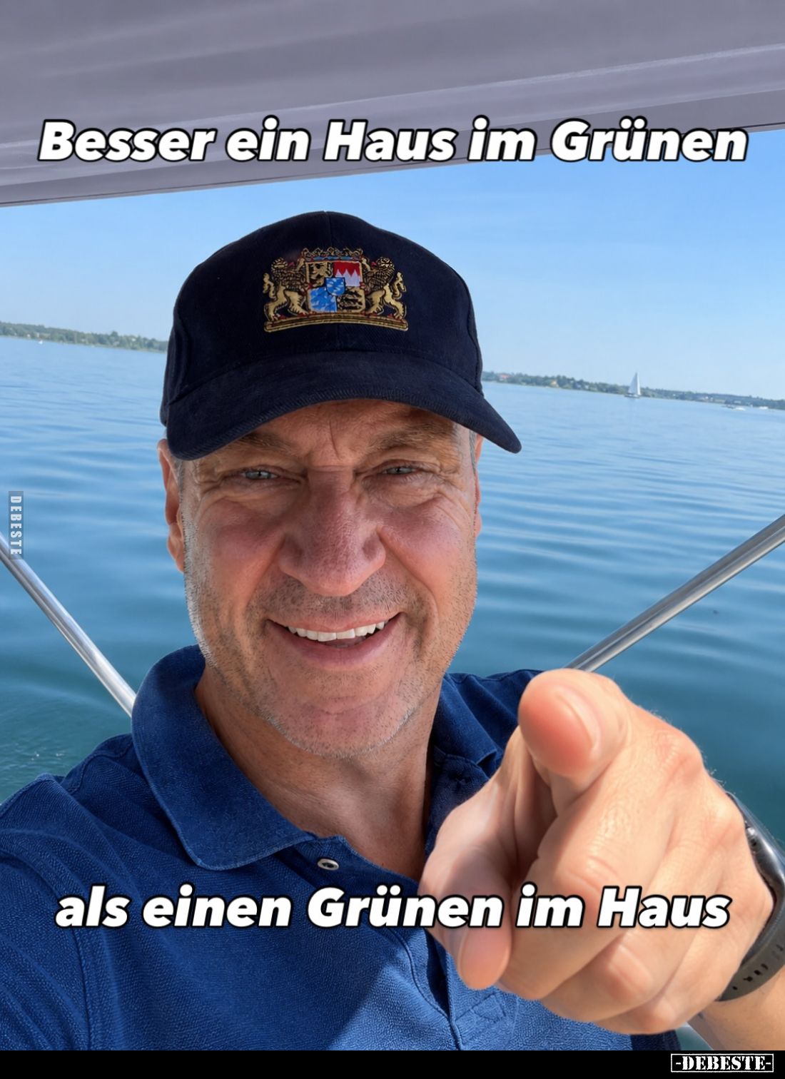 Besser ein Haus im Grünen
als einen Grünen im Haus
