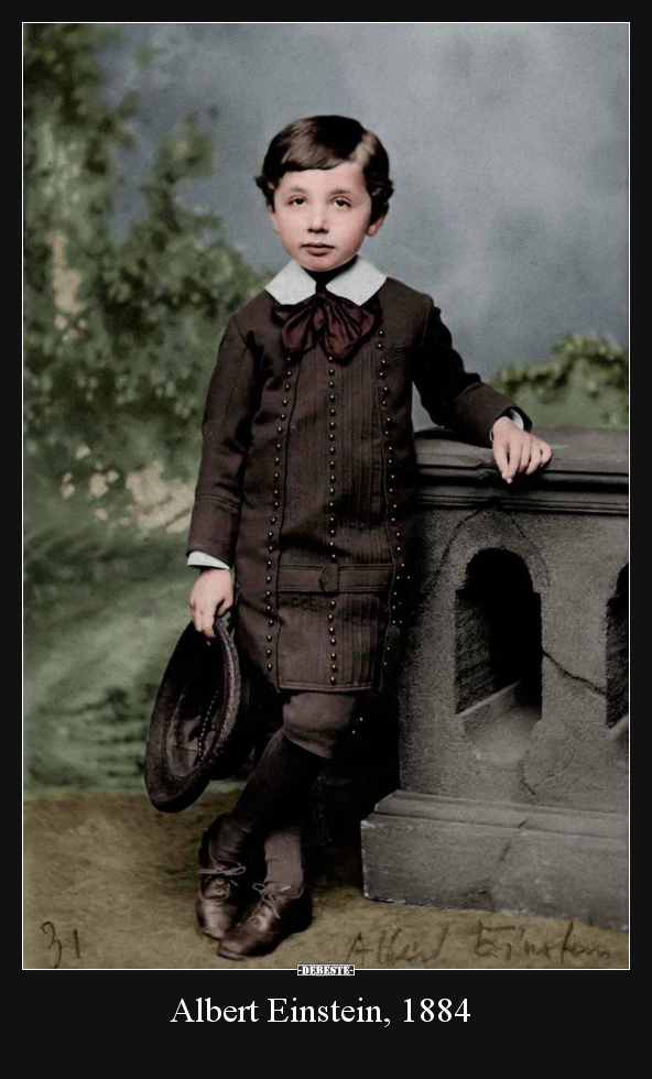 Albert Einstein, 1884..