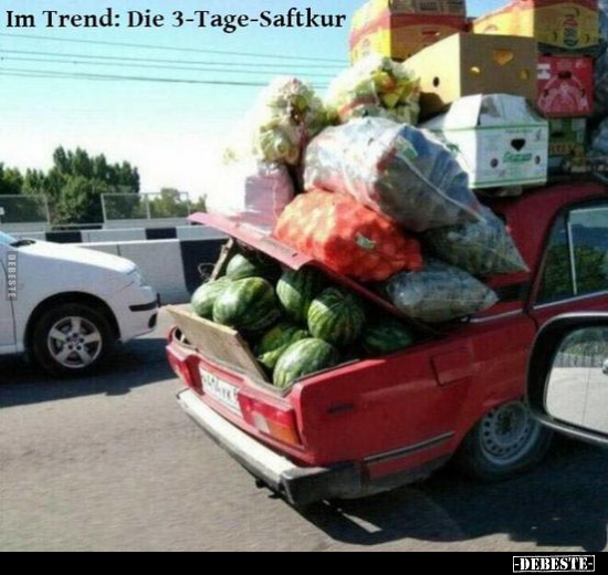 Im Trend: Die 3-Tage-Saftkur.. - Lustige Bilder | DEBESTE.de