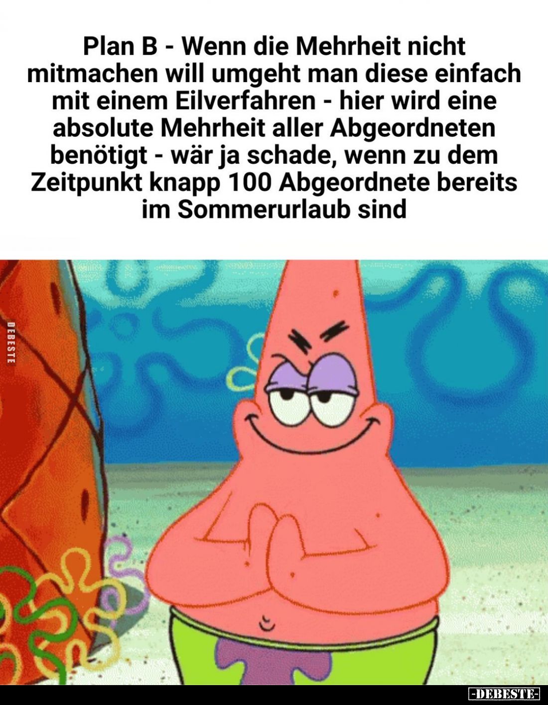 Plan B - Wenn die Mehrheit nicht mitmachen... - Lustige Bilder | DEBESTE.de